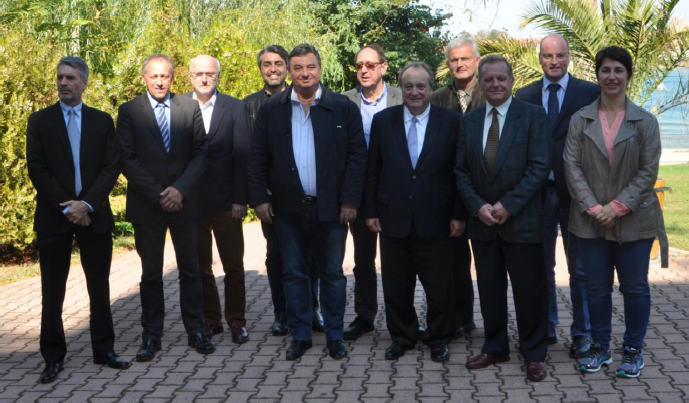 El President d’ELFOCAT, Sr. Ramon Moliner (segon per l’esquerra), a l’assemblea de la FECOF a Sozopol (Bulgària) on va ser anomenat vicepresident de la FECOF